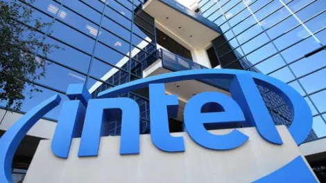 Intel office sign