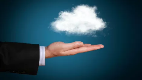 Cloud in hands