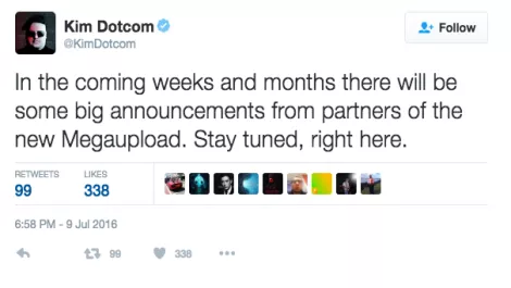 Megaupload back and better than the original, claims Kim Dotcom