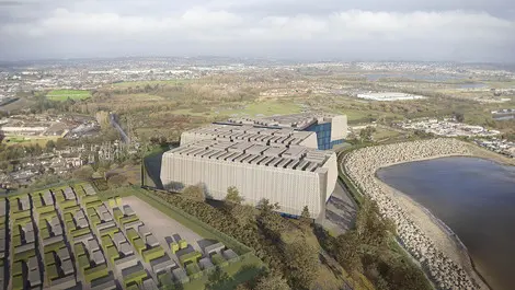 Latos data centres cardiff hyperscale facility view 2