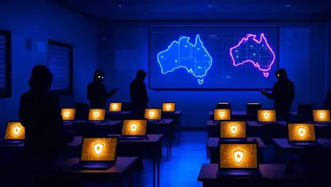 Australian classroom night hackers cracked shields student data