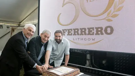 Ferrero marks 50 years of manufacturing in Lithgow